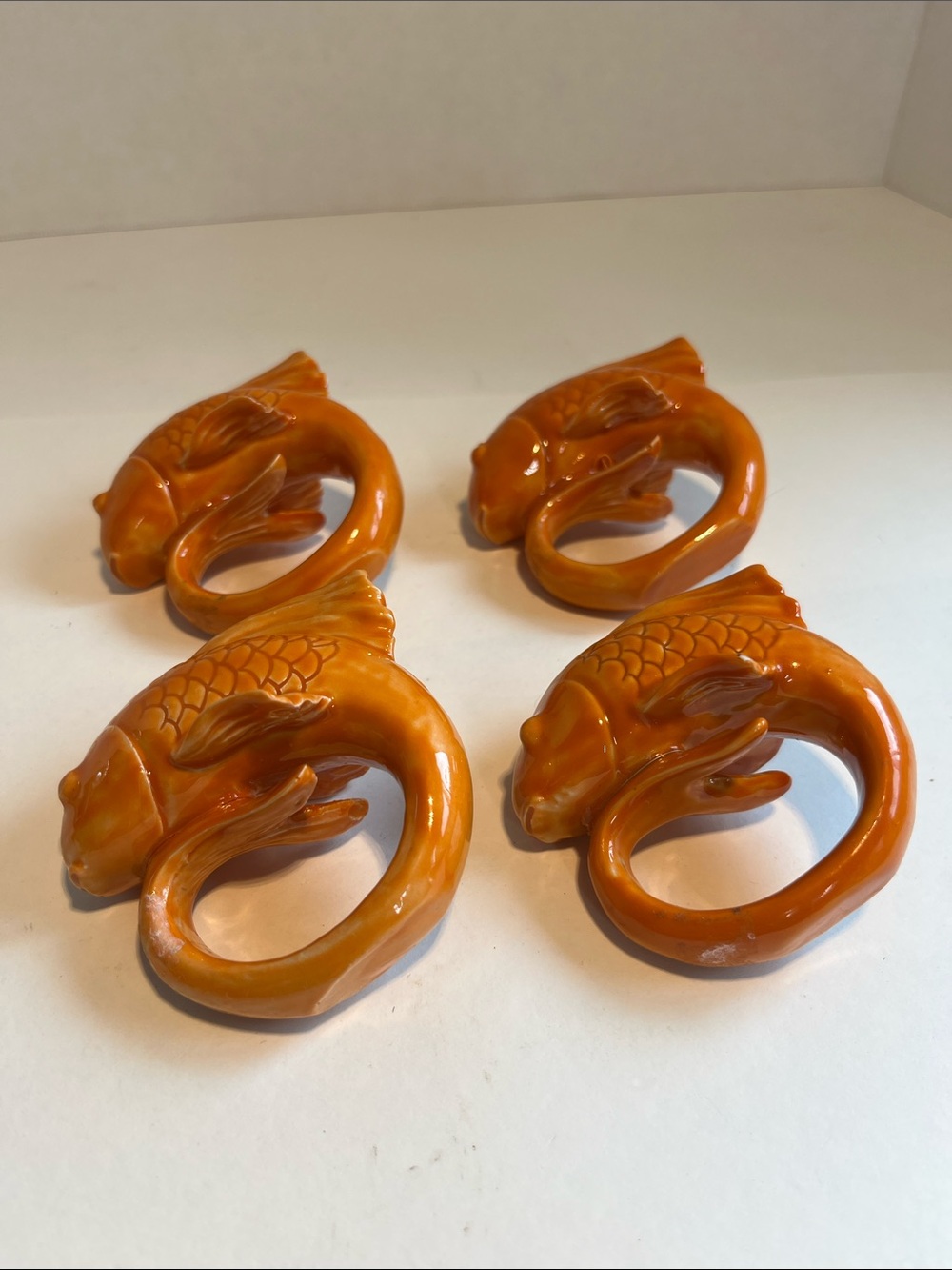 Napkin Holders Orange Koi Fish